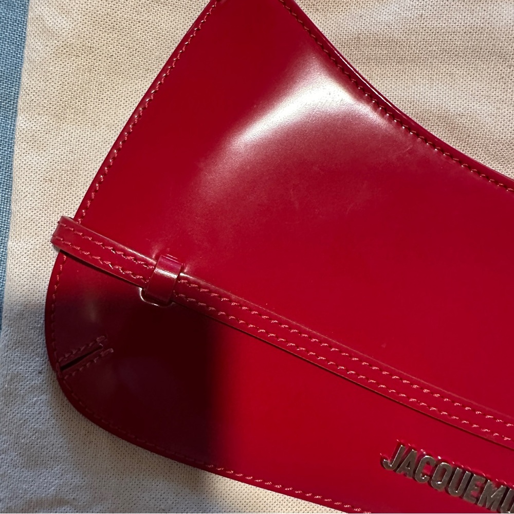 Jacquemus Le Bisou Red Shoulder Bag - Picture 3 of 9